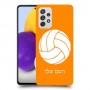 כדורעף - כדור כיסוי מגן קשיח בעיצוב אישי עם השם שלך ל Samsung Galaxy A72 יחידה אחת סקרין מובייל