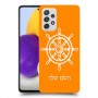 הגה - קפטן - ים כיסוי מגן קשיח בעיצוב אישי עם השם שלך ל Samsung Galaxy A72 יחידה אחת סקרין מובייל