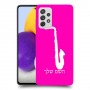 סקספון כיסוי מגן קשיח בעיצוב אישי עם השם שלך ל Samsung Galaxy A72 יחידה אחת סקרין מובייל