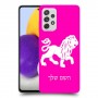 אריה כיסוי מגן קשיח בעיצוב אישי עם השם שלך ל Samsung Galaxy A72 יחידה אחת סקרין מובייל