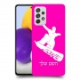 סנובורד כיסוי מגן קשיח בעיצוב אישי עם השם שלך ל Samsung Galaxy A72 יחידה אחת סקרין מובייל