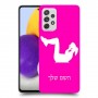 אימון ספורט - אישה כיסוי מגן קשיח בעיצוב אישי עם השם שלך ל Samsung Galaxy A72 יחידה אחת סקרין מובייל