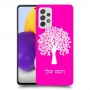 עץ כיסוי מגן קשיח בעיצוב אישי עם השם שלך ל Samsung Galaxy A72 יחידה אחת סקרין מובייל
