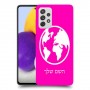 עולם כיסוי מגן קשיח בעיצוב אישי עם השם שלך ל Samsung Galaxy A72 יחידה אחת סקרין מובייל