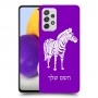 זברה כיסוי מגן קשיח בעיצוב אישי עם השם שלך ל Samsung Galaxy A72 יחידה אחת סקרין מובייל