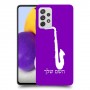 סקספון כיסוי מגן קשיח בעיצוב אישי עם השם שלך ל Samsung Galaxy A72 יחידה אחת סקרין מובייל
