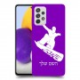 סנובורד כיסוי מגן קשיח בעיצוב אישי עם השם שלך ל Samsung Galaxy A72 יחידה אחת סקרין מובייל