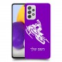 אופנוע שלג כיסוי מגן קשיח בעיצוב אישי עם השם שלך ל Samsung Galaxy A72 יחידה אחת סקרין מובייל