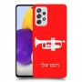 חצוצרה כיסוי מגן קשיח בעיצוב אישי עם השם שלך ל Samsung Galaxy A72 יחידה אחת סקרין מובייל