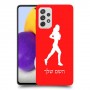 ג'וגלין - אישה כיסוי מגן קשיח בעיצוב אישי עם השם שלך ל Samsung Galaxy A72 יחידה אחת סקרין מובייל