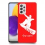 סנובורד כיסוי מגן קשיח בעיצוב אישי עם השם שלך ל Samsung Galaxy A72 יחידה אחת סקרין מובייל