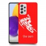 אופנוע שלג כיסוי מגן קשיח בעיצוב אישי עם השם שלך ל Samsung Galaxy A72 יחידה אחת סקרין מובייל