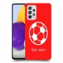 כדורגל - כדור כיסוי מגן קשיח בעיצוב אישי עם השם שלך ל Samsung Galaxy A72 יחידה אחת סקרין מובייל