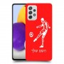 שחקן כדורגל כיסוי מגן קשיח בעיצוב אישי עם השם שלך ל Samsung Galaxy A72 יחידה אחת סקרין מובייל