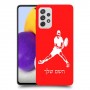 שחקן טניס כיסוי מגן קשיח בעיצוב אישי עם השם שלך ל Samsung Galaxy A72 יחידה אחת סקרין מובייל