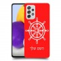 הגה - קפטן - ים כיסוי מגן קשיח בעיצוב אישי עם השם שלך ל Samsung Galaxy A72 יחידה אחת סקרין מובייל