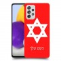 מגן דוד - ישראל כיסוי מגן קשיח בעיצוב אישי עם השם שלך ל Samsung Galaxy A72 יחידה אחת סקרין מובייל