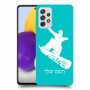 סנובורד כיסוי מגן קשיח בעיצוב אישי עם השם שלך ל Samsung Galaxy A72 יחידה אחת סקרין מובייל