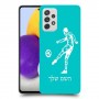 שחקן כדורגל כיסוי מגן קשיח בעיצוב אישי עם השם שלך ל Samsung Galaxy A72 יחידה אחת סקרין מובייל