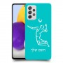 שחקן כדורעף כיסוי מגן קשיח בעיצוב אישי עם השם שלך ל Samsung Galaxy A72 יחידה אחת סקרין מובייל