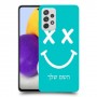 סמיילי כיסוי מגן קשיח בעיצוב אישי עם השם שלך ל Samsung Galaxy A72 יחידה אחת סקרין מובייל