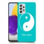 סמל יינג יאנג - סין כיסוי מגן קשיח בעיצוב אישי עם השם שלך ל Samsung Galaxy A72 יחידה אחת סקרין מובייל
