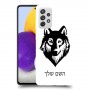 זאב כיסוי מגן קשיח בעיצוב אישי עם השם שלך ל Samsung Galaxy A72 יחידה אחת סקרין מובייל