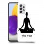 יוגה כיסוי מגן קשיח בעיצוב אישי עם השם שלך ל Samsung Galaxy A72 יחידה אחת סקרין מובייל
