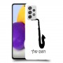 סקספון כיסוי מגן קשיח בעיצוב אישי עם השם שלך ל Samsung Galaxy A72 יחידה אחת סקרין מובייל
