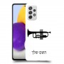 חצוצרה כיסוי מגן קשיח בעיצוב אישי עם השם שלך ל Samsung Galaxy A72 יחידה אחת סקרין מובייל