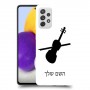 כינור כיסוי מגן קשיח בעיצוב אישי עם השם שלך ל Samsung Galaxy A72 יחידה אחת סקרין מובייל