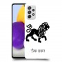 אריה כיסוי מגן קשיח בעיצוב אישי עם השם שלך ל Samsung Galaxy A72 יחידה אחת סקרין מובייל