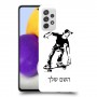 ילד סקייטבורד כיסוי מגן קשיח בעיצוב אישי עם השם שלך ל Samsung Galaxy A72 יחידה אחת סקרין מובייל