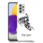 אופנוע שלג כיסוי מגן קשיח בעיצוב אישי עם השם שלך ל Samsung Galaxy A72 יחידה אחת סקרין מובייל