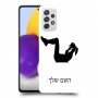 אימון ספורט - אישה כיסוי מגן קשיח בעיצוב אישי עם השם שלך ל Samsung Galaxy A72 יחידה אחת סקרין מובייל