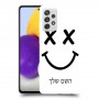 סמיילי כיסוי מגן קשיח בעיצוב אישי עם השם שלך ל Samsung Galaxy A72 יחידה אחת סקרין מובייל