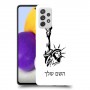 פסל החירות כיסוי מגן קשיח בעיצוב אישי עם השם שלך ל Samsung Galaxy A72 יחידה אחת סקרין מובייל