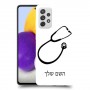 רופא סטטוסקופ כיסוי מגן קשיח בעיצוב אישי עם השם שלך ל Samsung Galaxy A72 יחידה אחת סקרין מובייל