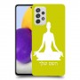 יוגה כיסוי מגן קשיח בעיצוב אישי עם השם שלך ל Samsung Galaxy A72 יחידה אחת סקרין מובייל