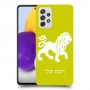 אריה כיסוי מגן קשיח בעיצוב אישי עם השם שלך ל Samsung Galaxy A72 יחידה אחת סקרין מובייל