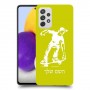 ילד סקייטבורד כיסוי מגן קשיח בעיצוב אישי עם השם שלך ל Samsung Galaxy A72 יחידה אחת סקרין מובייל