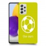 כדורגל - כדור כיסוי מגן קשיח בעיצוב אישי עם השם שלך ל Samsung Galaxy A72 יחידה אחת סקרין מובייל