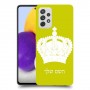 כתר מלכותי כיסוי מגן קשיח בעיצוב אישי עם השם שלך ל Samsung Galaxy A72 יחידה אחת סקרין מובייל