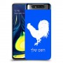 תרנגול כיסוי מגן קשיח בעיצוב אישי עם השם שלך ל Samsung Galaxy A80 יחידה אחת סקרין מובייל