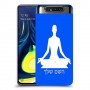 יוגה כיסוי מגן קשיח בעיצוב אישי עם השם שלך ל Samsung Galaxy A80 יחידה אחת סקרין מובייל