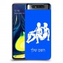 תאומים כיסוי מגן קשיח בעיצוב אישי עם השם שלך ל Samsung Galaxy A80 יחידה אחת סקרין מובייל