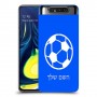 כדורגל - כדור כיסוי מגן קשיח בעיצוב אישי עם השם שלך ל Samsung Galaxy A80 יחידה אחת סקרין מובייל