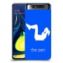 אימון ספורט - אישה כיסוי מגן קשיח בעיצוב אישי עם השם שלך ל Samsung Galaxy A80 יחידה אחת סקרין מובייל