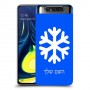 שלג כיסוי מגן קשיח בעיצוב אישי עם השם שלך ל Samsung Galaxy A80 יחידה אחת סקרין מובייל
