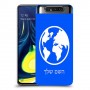 עולם כיסוי מגן קשיח בעיצוב אישי עם השם שלך ל Samsung Galaxy A80 יחידה אחת סקרין מובייל